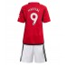 Manchester United Anthony Martial #9 Barnkläder Hemma matchtröja till baby 2023-24 Kortärmad (+ Korta byxor) Billigt